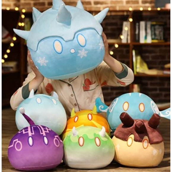 Genshin Impact Plush 14" Slime Monster Plush Figure (Thunder) - Picture 2 of 2